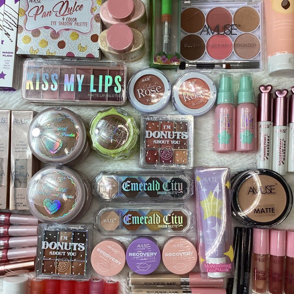 Mystery Beauty Box 15 Pc Makeup & Skincare Bundle New Sealed Amuse Cosmetics